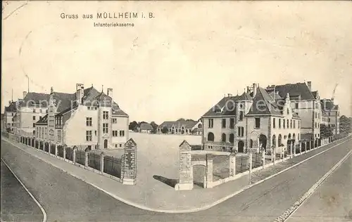 Muellheim Baden Infanteriekaserne Kat. Muellheim