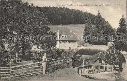 Sirnitz Gasthaus zum Auerhahn  Kat. Badenweiler