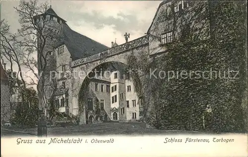 Michelstadt Schloss Fuerstenau Torbogen Kat. Michelstadt