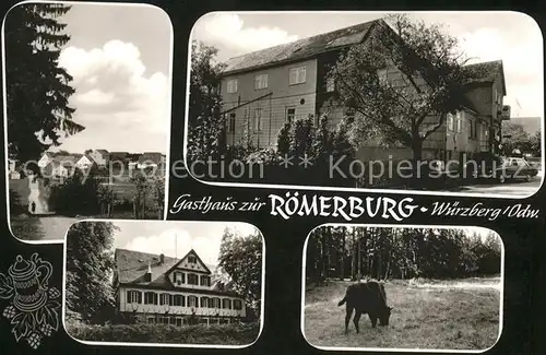 Wuerzberg Michelstadt Gasthaus Zur Roemerburg Kat. Michelstadt