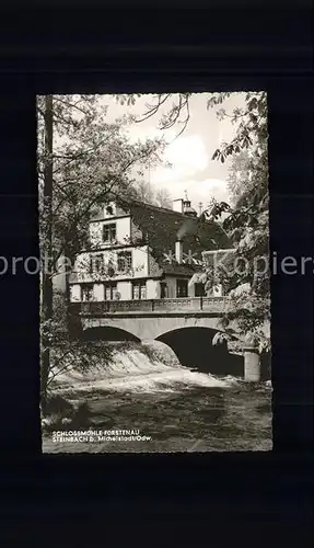 Steinbach Michelstadt Schlossmuehle Forstenau Kat. Michelstadt