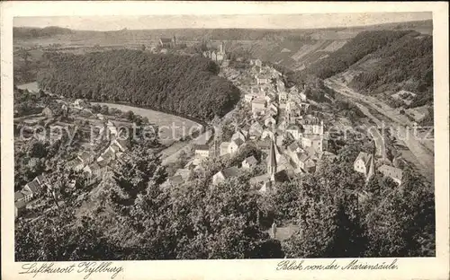 Kyllburg Rheinland Pfalz Panorama von Mariensaeule Kat. Kyllburg