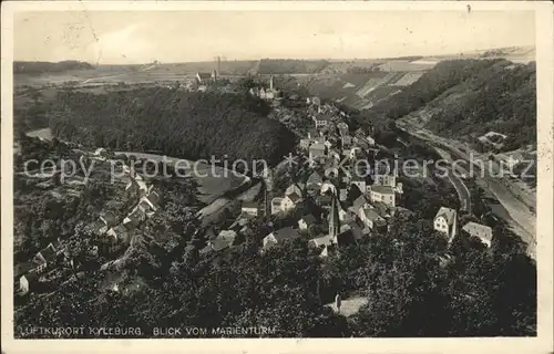 Kyllburg Rheinland Pfalz Panorama vom Marienturm Kat. Kyllburg