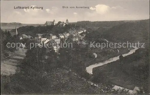 Kyllburg Rheinland Pfalz Panorama vom Annenberg Kat. Kyllburg