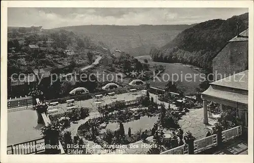 Kyllburg Rheinland Pfalz Kurgarten des Hotels Eifeler Hof Kat. Kyllburg