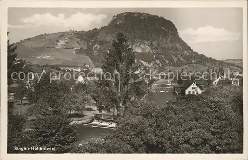 Hohentwiel Panorama Kat. Singen (Hohentwiel)