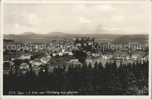 Daun Eifel Vom Muehlberg gesehen Kat. Daun