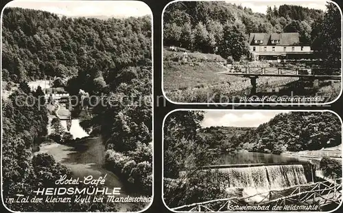 Manderscheid Eifel Hotel Café Heidsmuehle / Manderscheid /Bernkastel-Wittlich LKR