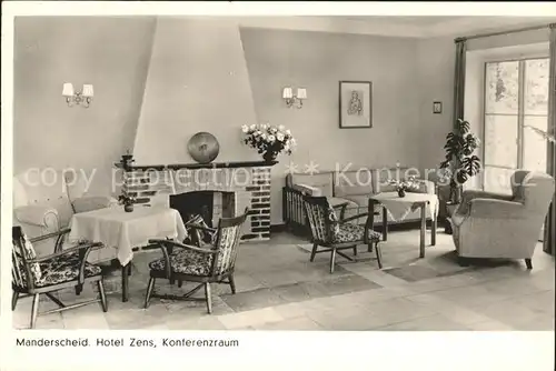 Manderscheid Eifel Hotel Zens Lounge Kamin / Manderscheid /Bernkastel-Wittlich LKR
