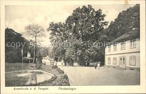 Auerbach Bergstrasse Fuerstenlager Kat. Bensheim