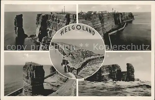 Helgoland Felsenansichten und total / Helgoland /Pinneberg LKR