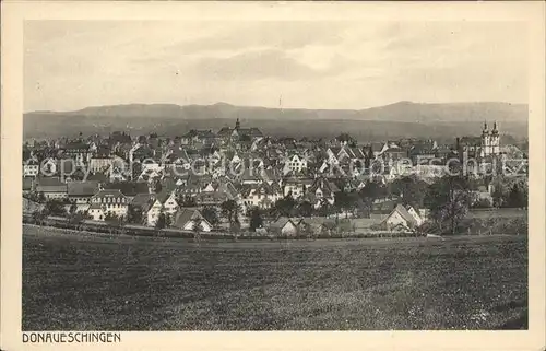 Donaueschingen Panorama Kat. Donaueschingen