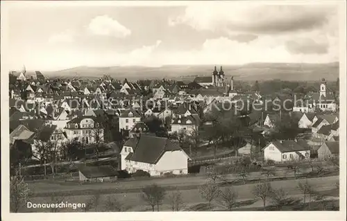 Donaueschingen Panorama Kat. Donaueschingen