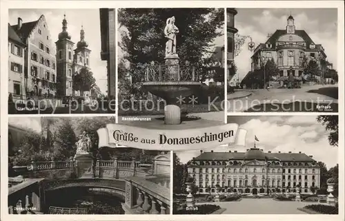 Donaueschingen Ansichten Kat. Donaueschingen