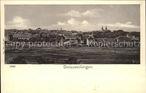 Donaueschingen Panorama Kat. Donaueschingen