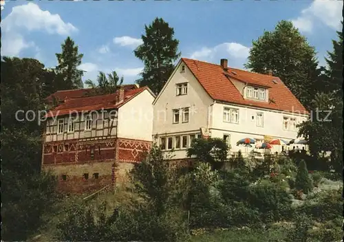 Erzbach Gasthaus Pension Zum Forsthaus Kat. Reichelsheim (Odenwald)