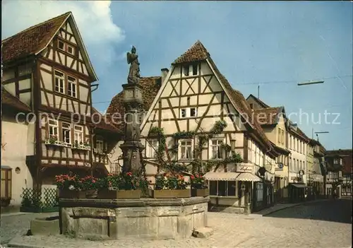 Michelstadt Marktbrunnen Kat. Michelstadt