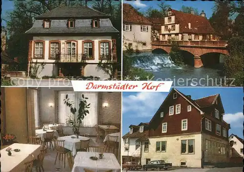 Michelstadt Gasthaus Pension Darmstaedter Hof Kat. Michelstadt