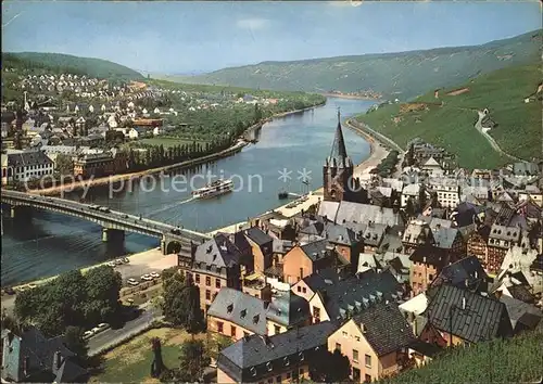 Bernkastel Kues Mosel Panorama Kat. Bernkastel Kues