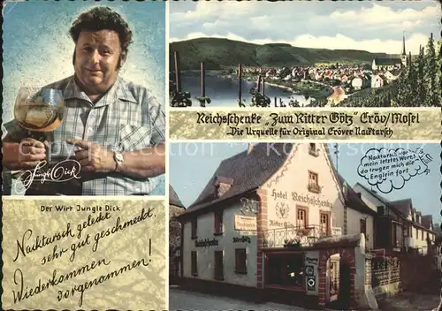 Kroev Mosel Reichsschenke zum Ritter Goetz / Kroev /Bernkastel-Wittlich LKR