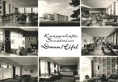 Daun Eifel Knappschafts Sanatorium Kat. Daun