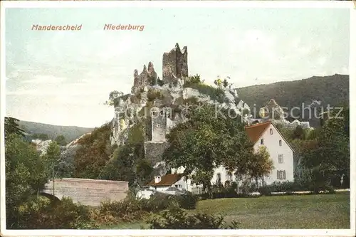 Manderscheid Eifel Niederburg / Manderscheid /Bernkastel-Wittlich LKR