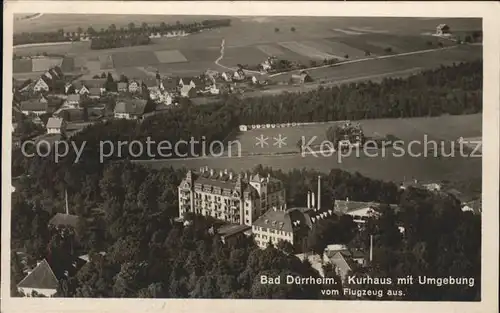 Bad Duerrheim Kurhaus mit Umgebung Fliegeraufnahme Kat. Bad Duerrheim