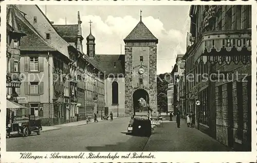 Villingen-Schwenningen Bickenstrasse und Bickentor / Villingen-Schwenningen /Schwarzwald-Baar-Kreis LKR