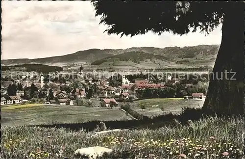 Isny Allgaeu Panorama im Sommer Luftkurort Kat. Isny im Allgaeu