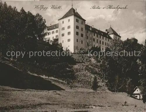 Wolfegg Schloss Hirschpark Kat. Wolfegg