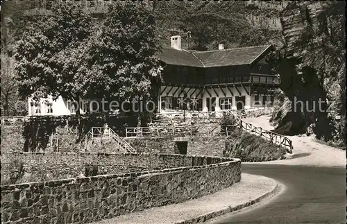 Walporzheim Bunte Kuh Felsen Restaurant Kat. Bad Neuenahr Ahrweiler