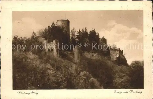 Nuerburg Burgruine am Nuerburgring Kat. Nuerburg