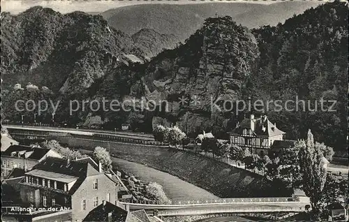 Altenahr Teilansicht an der Ahr Bruecke Kat. Altenahr