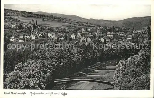 Bad Neuenahr Ahrweiler Gesamtansicht mit Ahr Bruecke Kat. Bad Neuenahr Ahrweiler