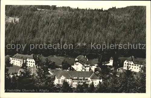 ueberruh Heilstaette Rehaklinik Kat. Isny im Allgaeu