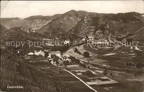 Mayschoss Panorama mit Hotel Lochmuehle Weinberge Ahrtal Nr. 2016 Kat. Mayschoss