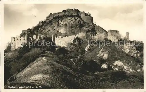 Hohentwiel Festungsruine Kat. Singen (Hohentwiel)