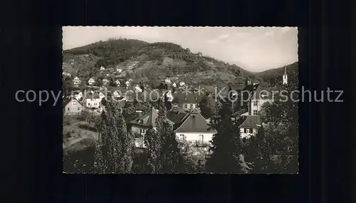 Auerbach Bergstrasse Teilansicht Luftkurort Kat. Bensheim