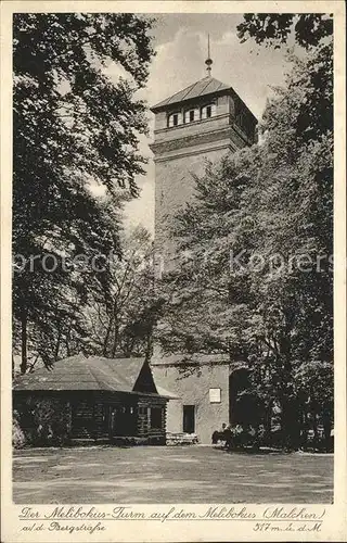 Malchen Melibokusturm auf dem Melibokus Aussichtsturm Kat. Seeheim Jugenheim