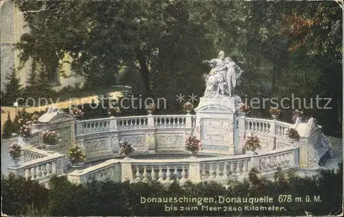 Donaueschingen Donauquelle Schlosspark Skulptur Kat. Donaueschingen