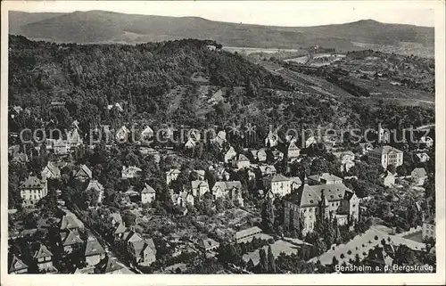 Bensheim Bergstrasse Fliegeraufnahme Kat. Bensheim