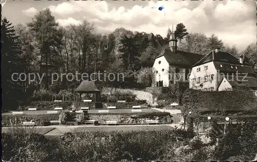 Lindenfels Odenwald Kurgarten Hoehenluftkurort Perle des Odenwaldes Kat. Lindenfels