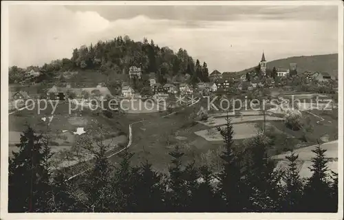 Lindenfels Odenwald Ortsansicht mit Kirche und Burg Hoehenluftkurort Perle des Odenwaldes Kat. Lindenfels