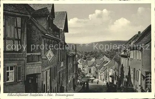 Beerfelden Odenwald Brunnengasse Hoehenluftkurort Kat. Beerfelden