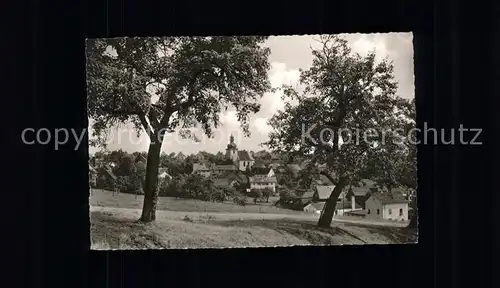 Vielbrunn Ortsansicht mit Kirche Luftkurort im Odenwald Kat. Michelstadt