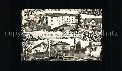 Bad Koenig Odenwald Sanatorium Kurhaeuser Kat. Bad Koenig