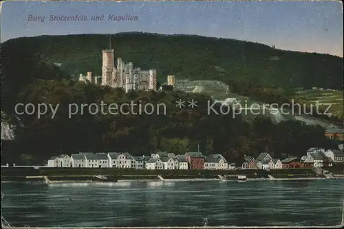 Koblenz Rhein Burg Stolzenfels und Kapellen Kat. Koblenz
