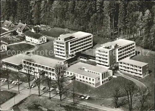 Neutrauchburg Kuranstalt Schwabenland Fliegeraufnahme Heilklimatischer Kurort Kat. Isny im Allgaeu