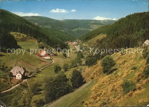 Nussbach Schwarzwald Panorama Nussbachtal Kat. Triberg im Schwarzwald