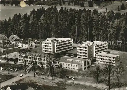 Neutrauchburg Kuranstalt Schwabenland Fliegeraufnahme Heilklimatischer Kurort Kat. Isny im Allgaeu